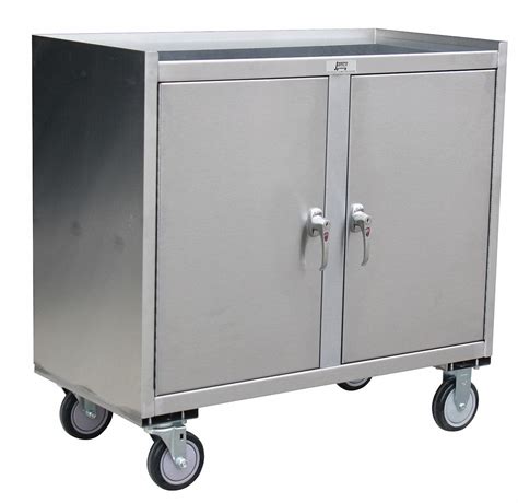 jamco stainless steel mobile cabinets|2 door mobile cabinet.